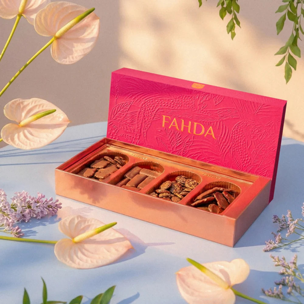 Premium Belgian Chocolate – 4 Flavors | شوكولاتة بلجيكية فاخرة بـ 4 نكهات